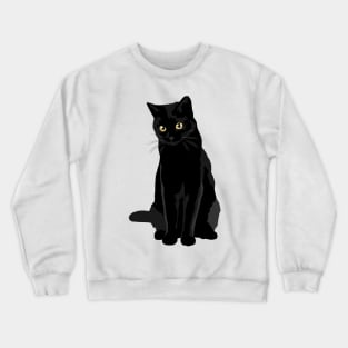Black Cat Crewneck Sweatshirt